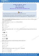 Đề thi giữa kì 1 Toán 10 - Đề số 14